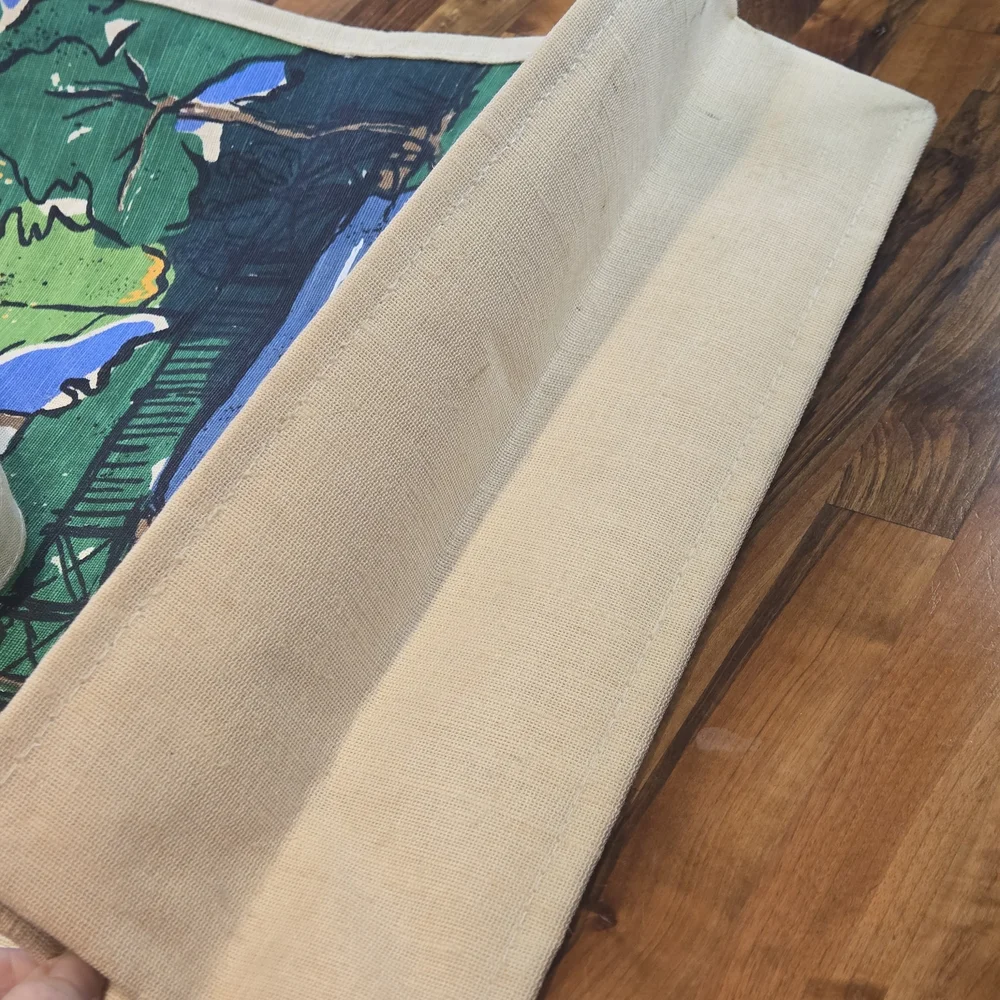 Vintage PGA Canvas Tote Bag - Artist Signed D. Hunt
